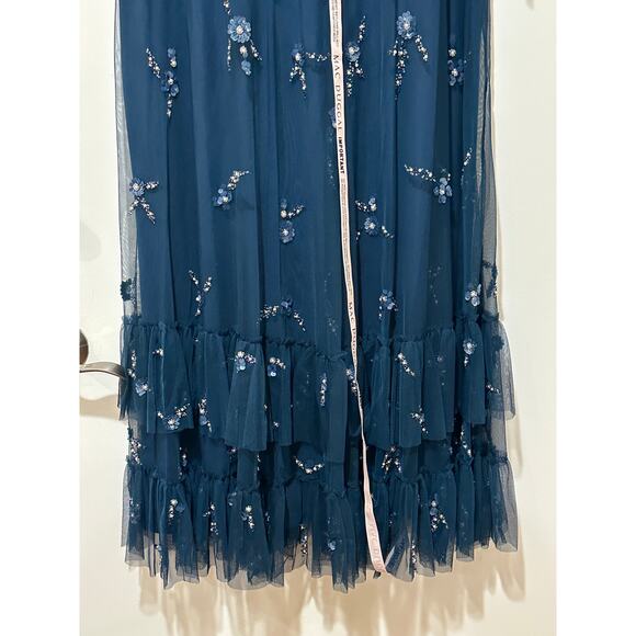 Mac Duggal Fabulouss Dress Sage Blue Plus Size 16 W NWT 9263 Mother of the Bride - Picture 8 of 16